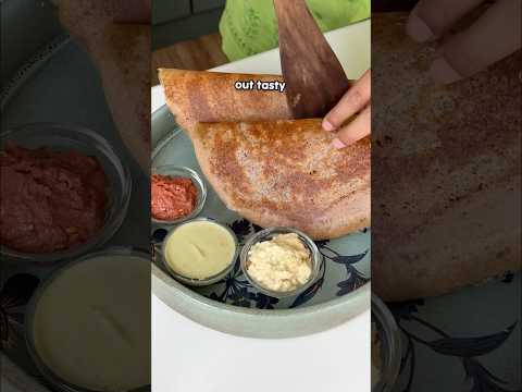 Healthy Ragi and Brown Rice Dosa