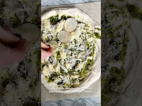 Potato Prosciutto Burrata Pizza