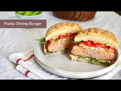 Panko Shrimp Burger