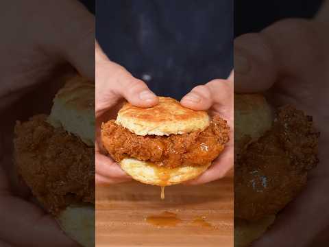Honey Butter Fried Chicken Biscuits