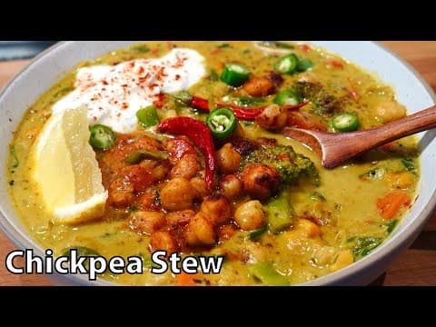 One Pot Chickpea Stew with Vegetables