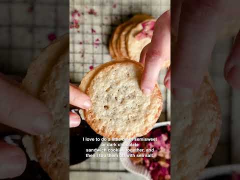 Salted Chocolate Lace Cookies